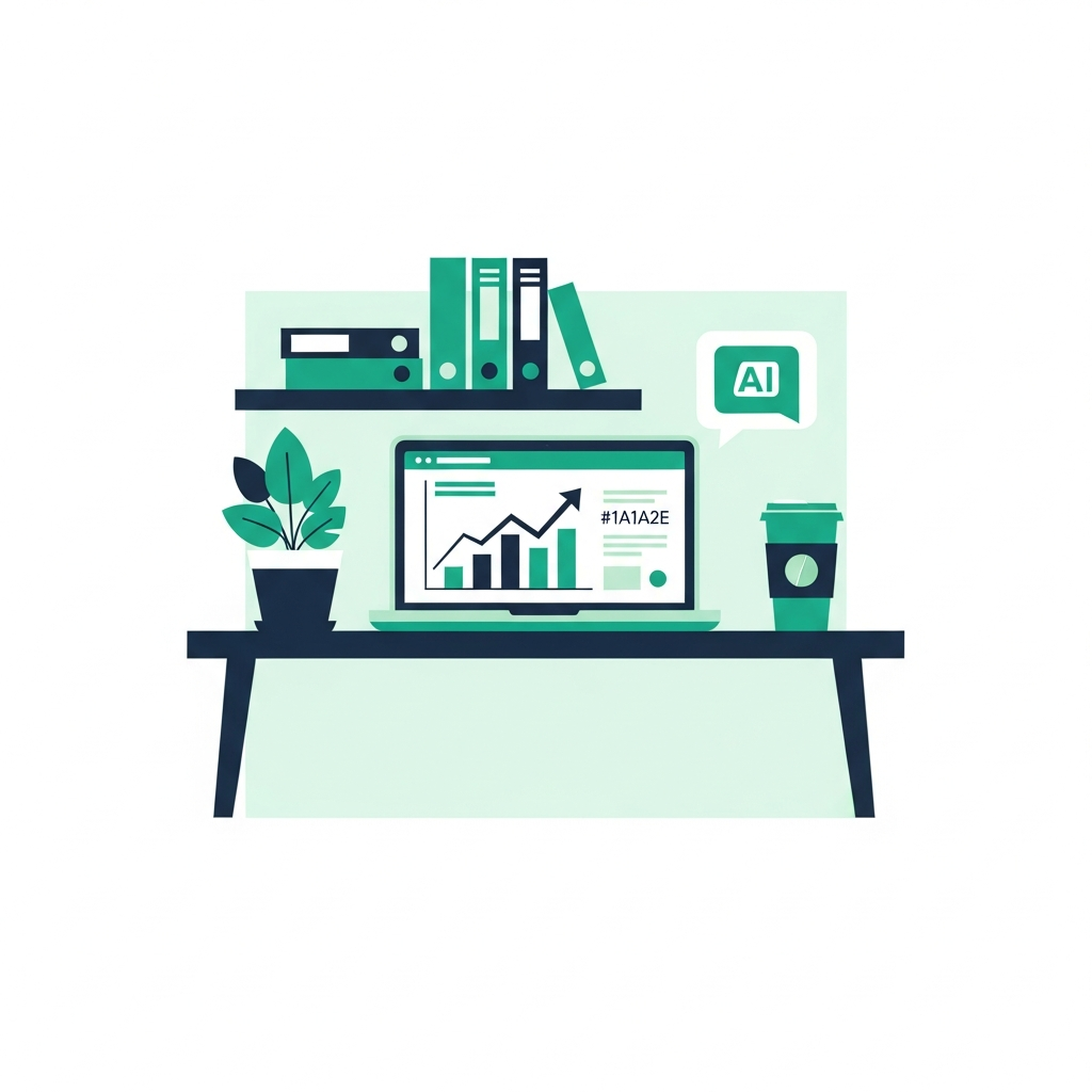 効率化された事務所のイメージ